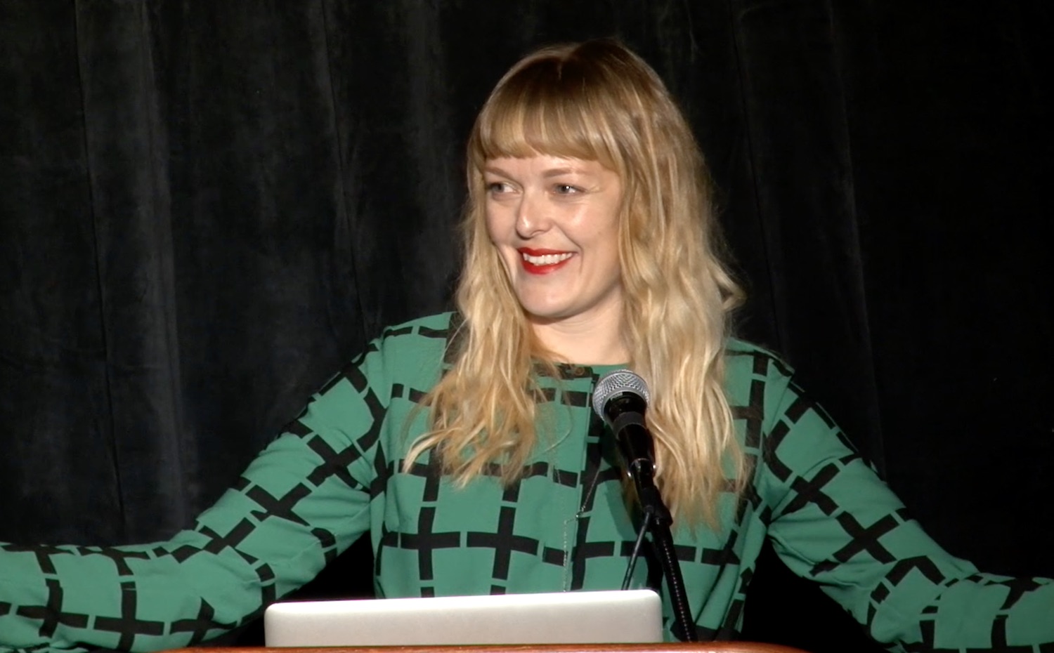 Tess at WordCamp US, 2016