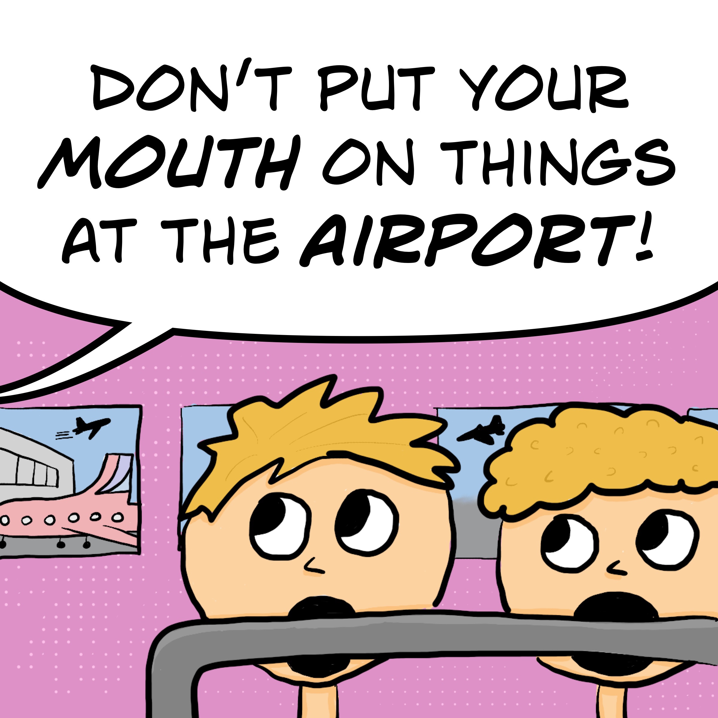 At the airport