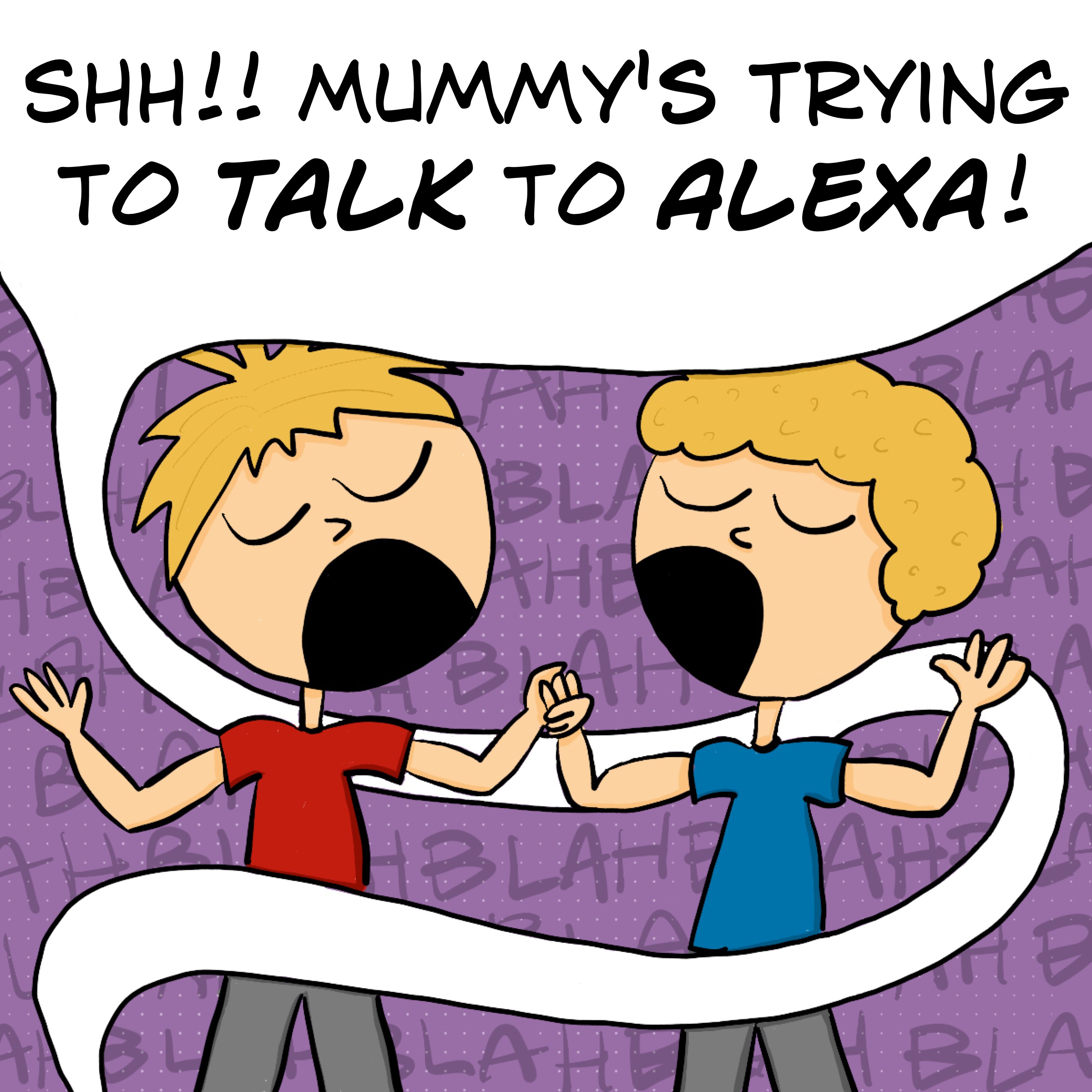 Trying to talk to Alexa