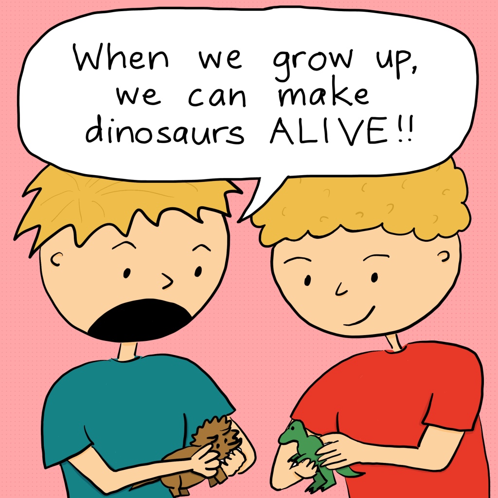 Make dinosaurs alive