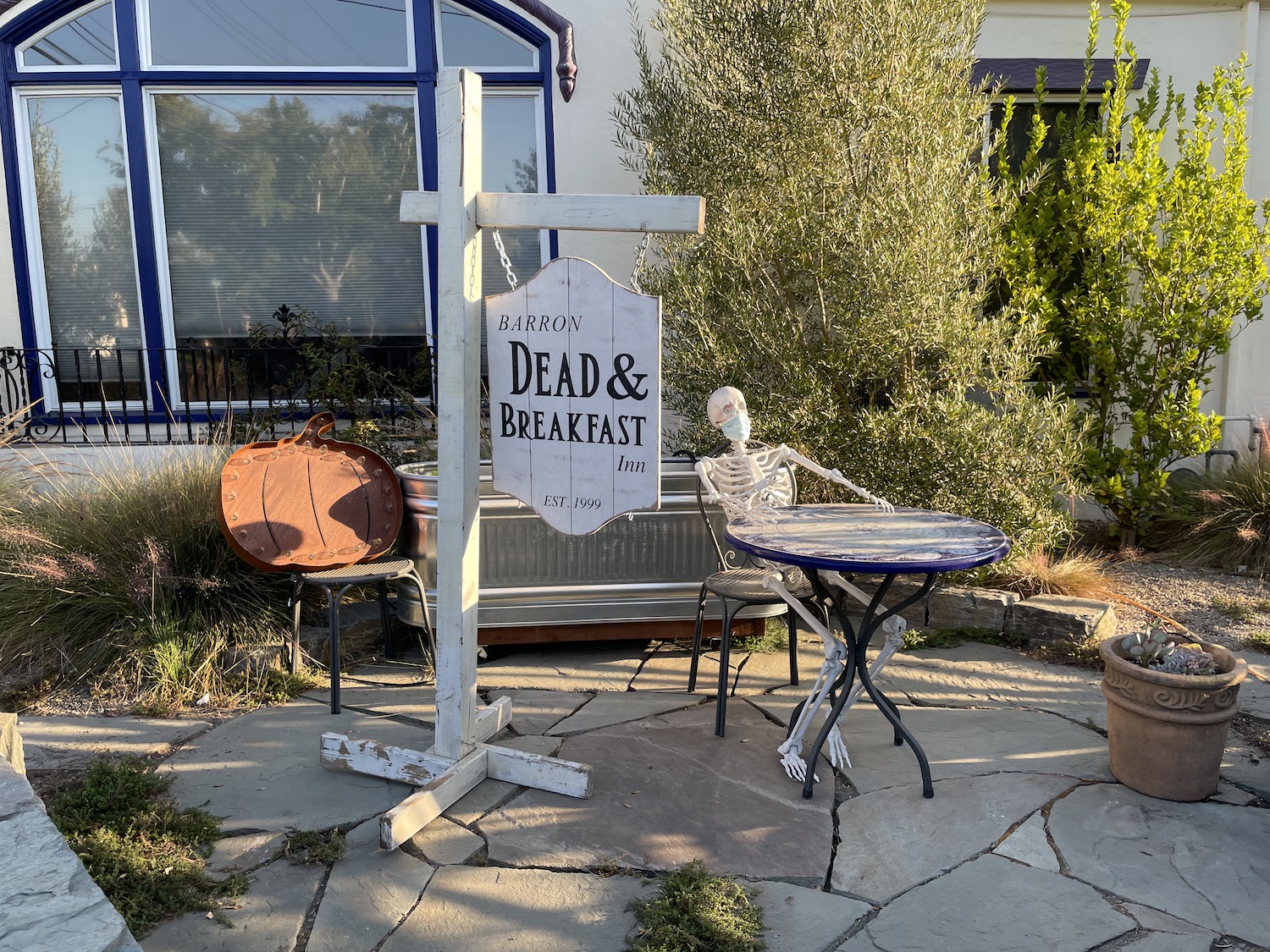 Halloween front yard creativity