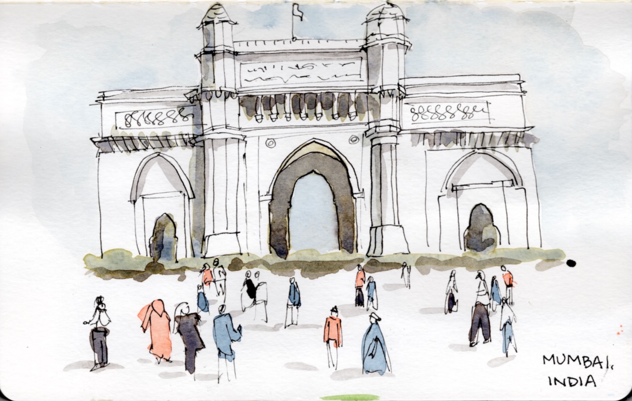 Sketching Mumbai